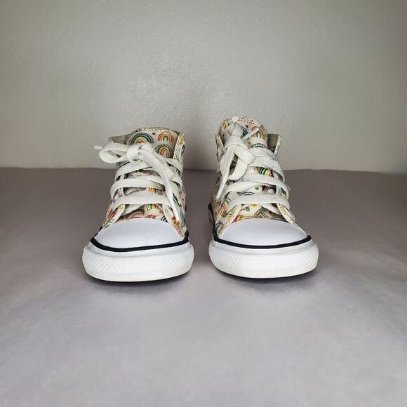 Chuck Taylor All Star Rainbow High Top Shoe Size 7 - Picture 2 of 10